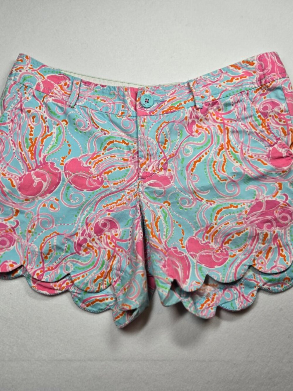 Lily Pulitzer Scalloped Hem Shorts Size 6